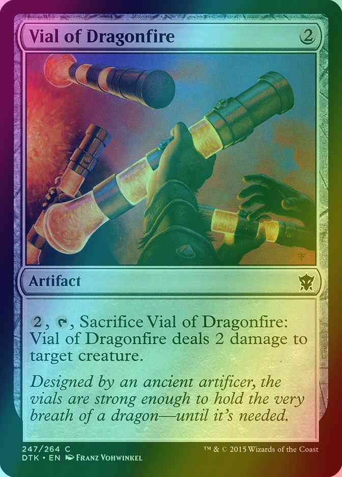 Vial of Dragonfire [247] [Dragons Of Tarkir] [Foil]