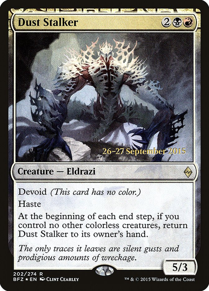Dust Stalker [202s] [Battle for Zendikar Promos] [Foil]
