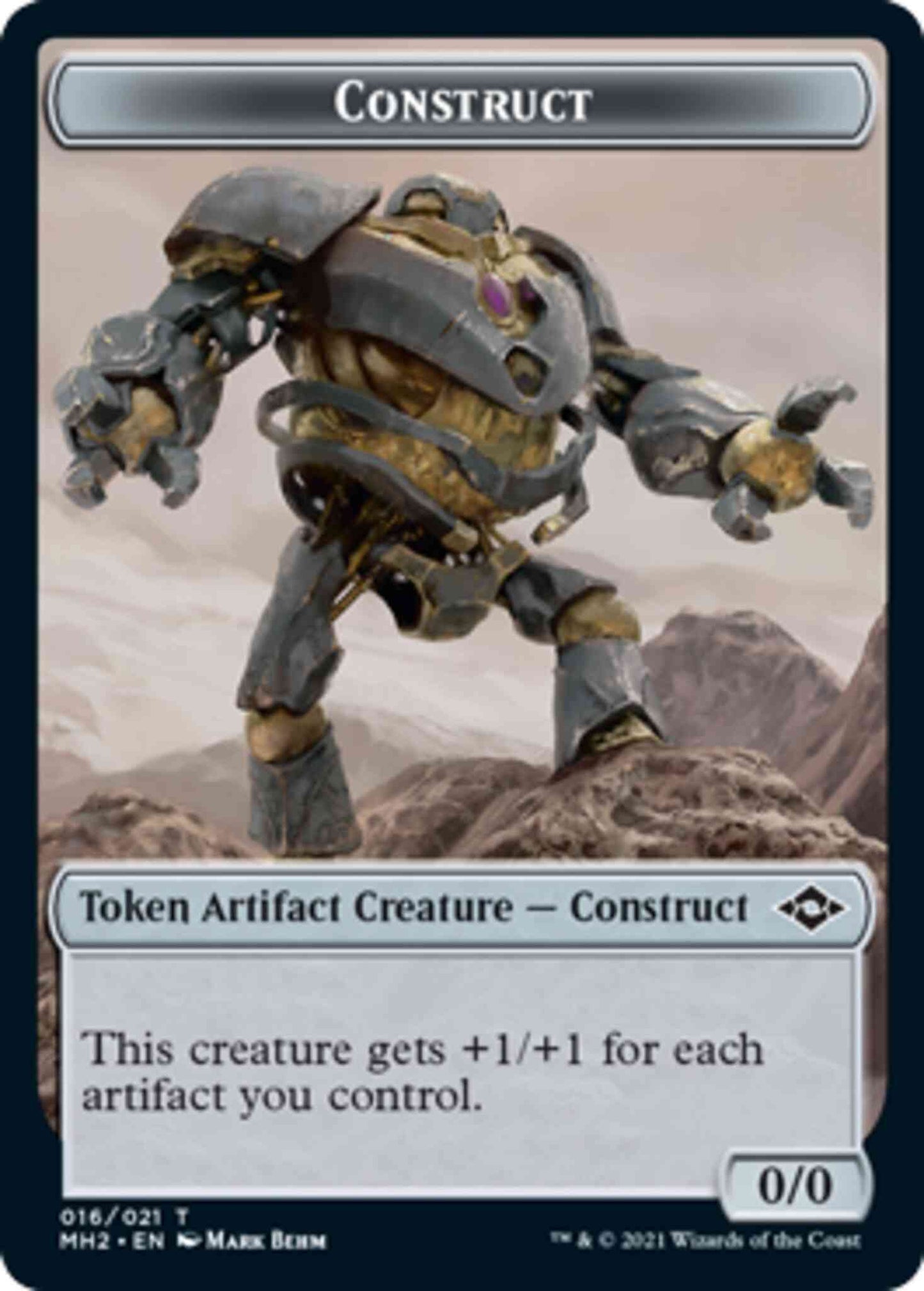 Construct Token [16] [Modern Horizons 2 Tokens] [Non-Foil]