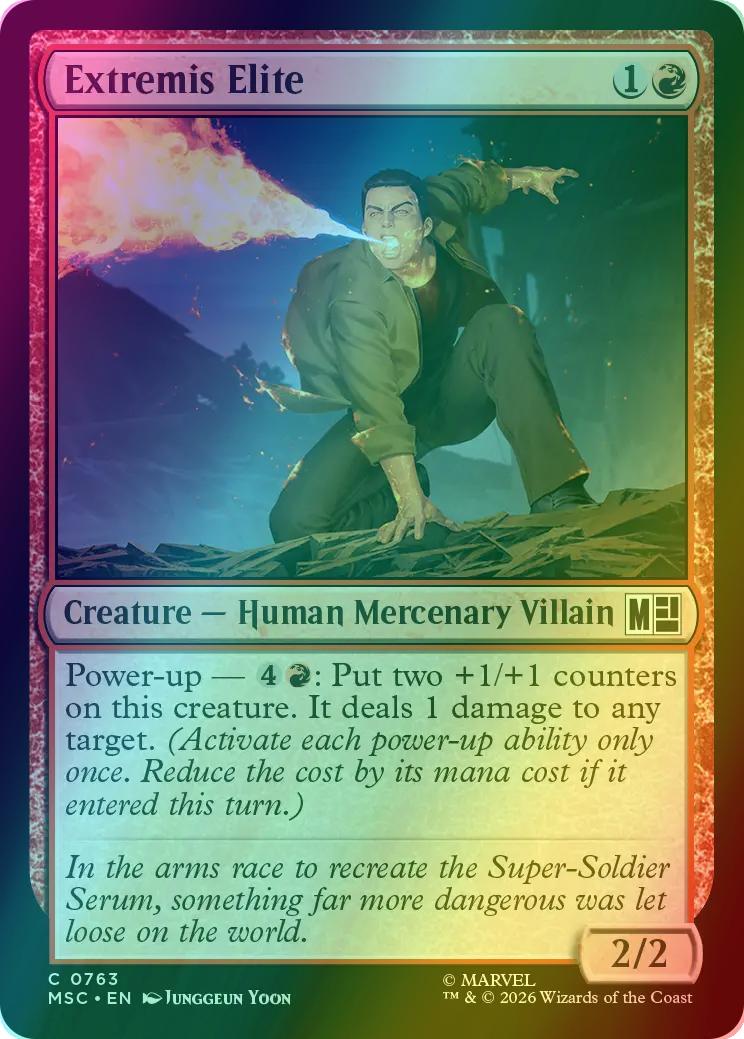 Extremis Elite [763] [Jumpstart] [Welcome Deck] [Marvel Super Heroes: Commander] [Foil]