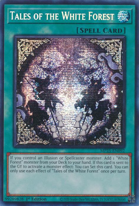 Tales of the White Forest - MP25-EN092 - Prismatic Secret Rare - 1st Edition