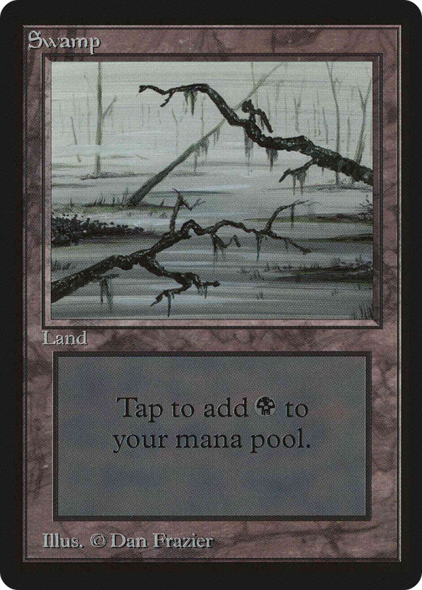 Swamp [Bottom Branch From Left] [296] [Limited Edition Beta] [Non-Foil]
