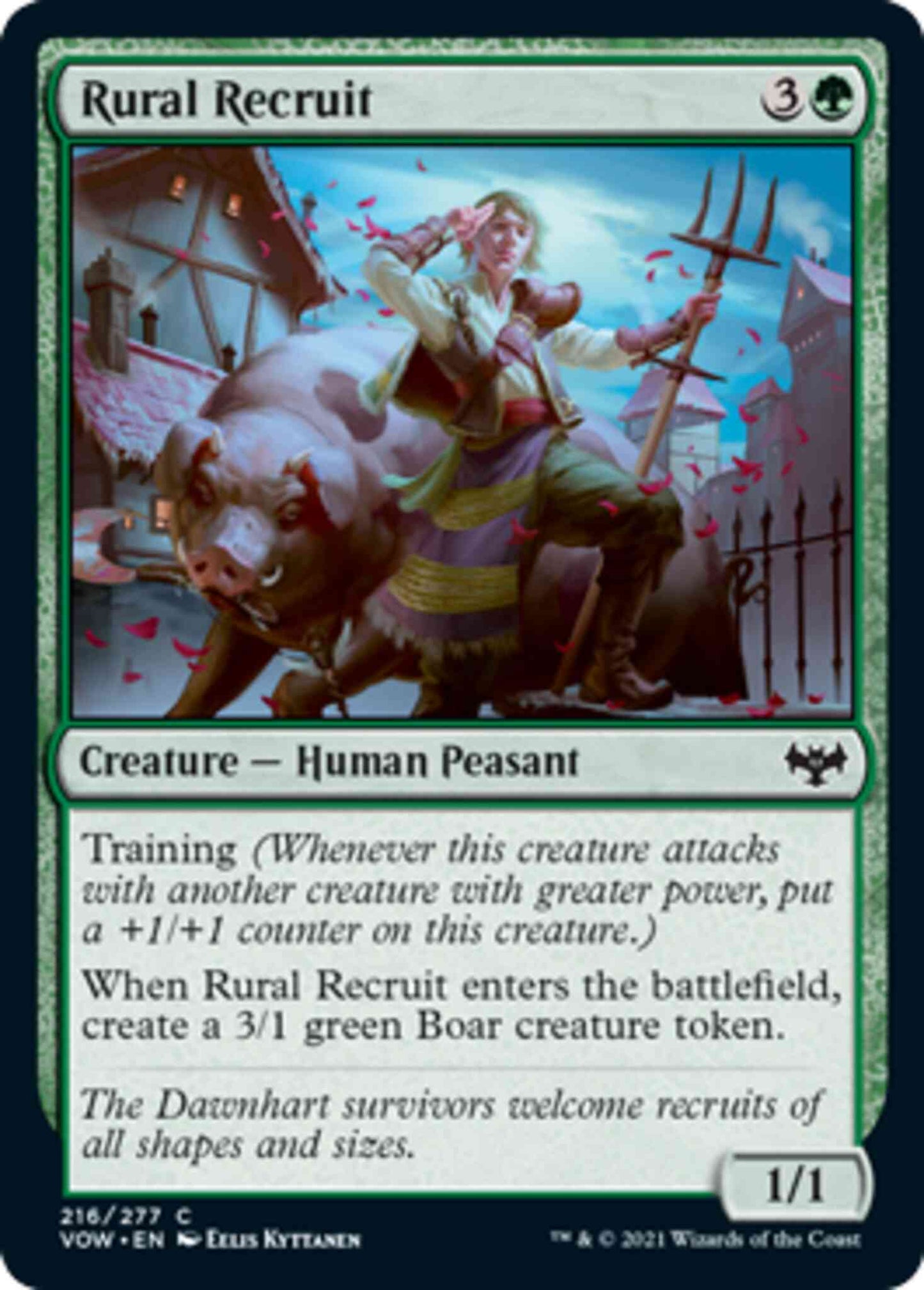 Rural Recruit [216] [Innistrad: Crimson Vow] [Non-Foil]