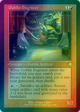 Goblin Engineer [16] [Retro Frame] [Modern Horizons 1 Timeshifts] [Etched Foil]