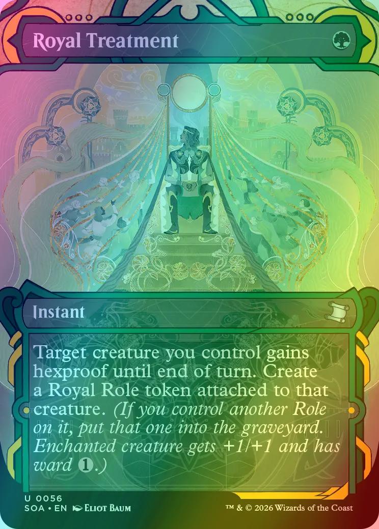 Royal Treatment [56] [Showcase] [Secrets of Strixhaven: Mystical Archive] [Foil]