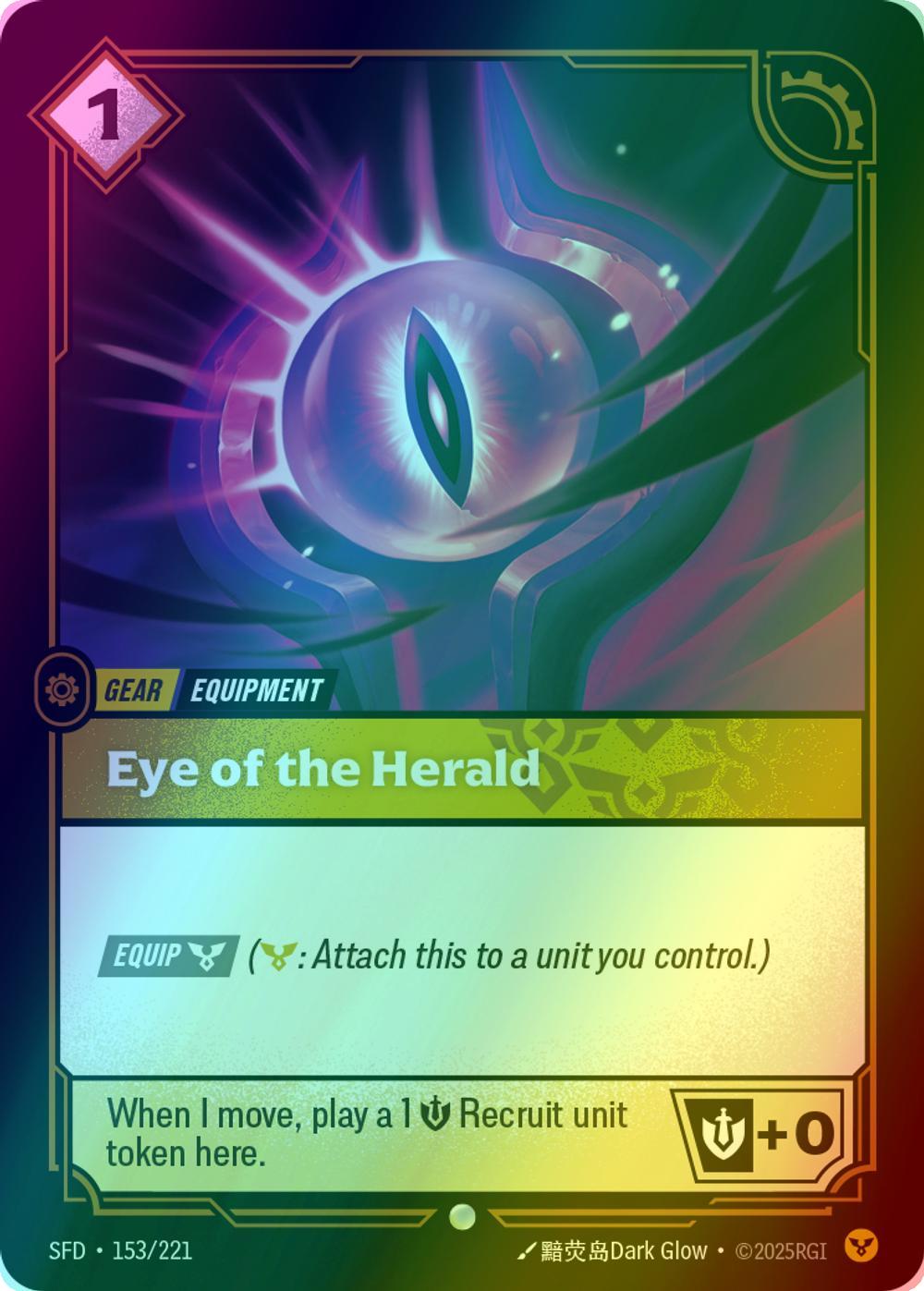 Eye of the Herald - 153/221 [Spiritforged] [Foil]