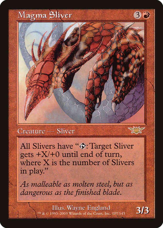 Magma Sliver [107] [Legions] [Non-Foil]