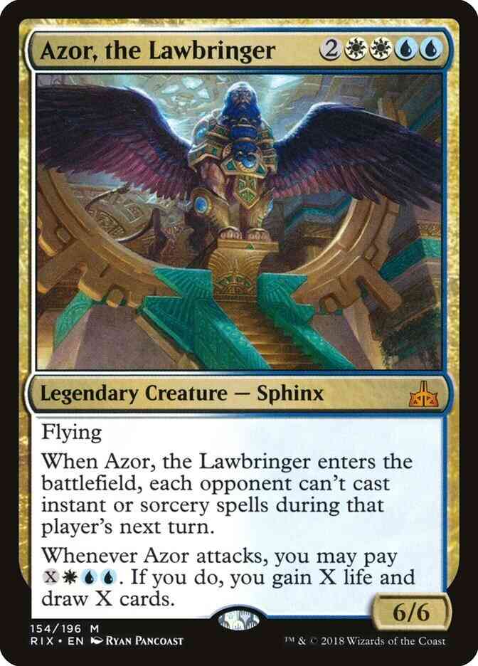 Azor, the Lawbringer [154] [Rivals of Ixalan] [Non-Foil]