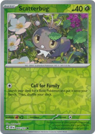 Scatterbug - 005/191 - Common [sv08-005] [Reverse Holo]