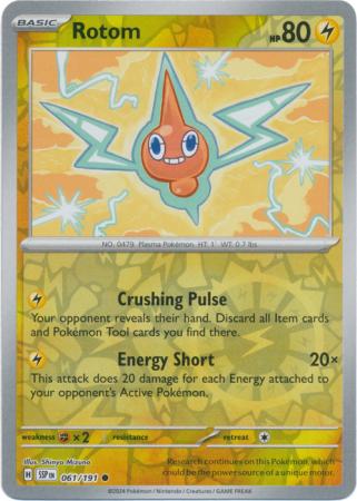 Rotom - 061/191 - Common [sv08-061] [Reverse Holo]