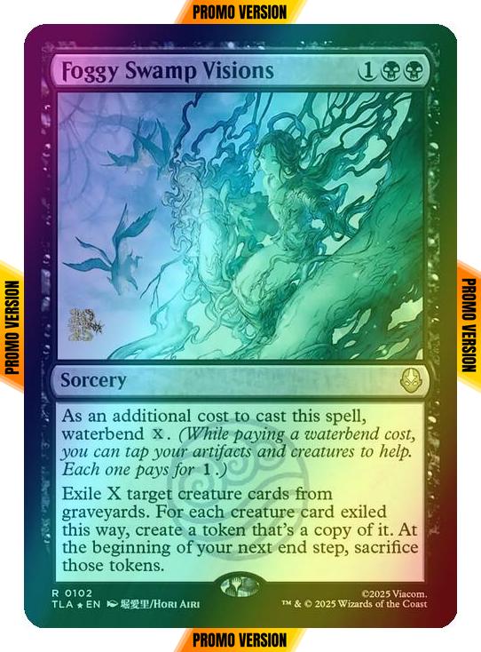 Foggy Swamp Visions [102s] [Prerelease] [Avatar: The Last Airbender: Promos] [Foil]
