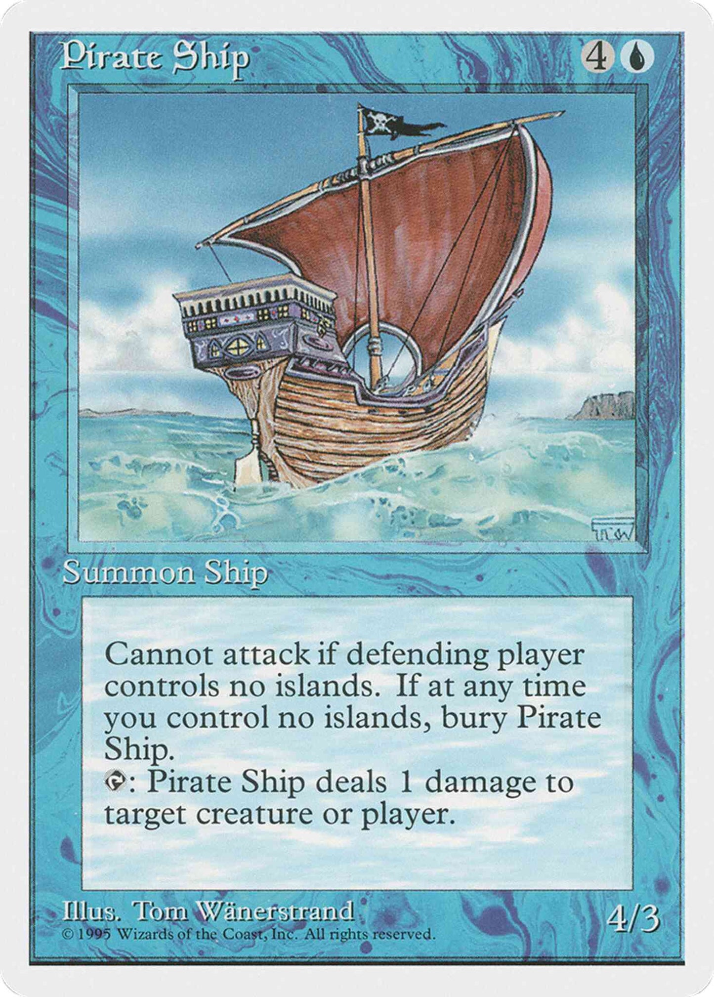 Pirate Ship [91] [Alternate Fourth Edition] [Non-Foil]