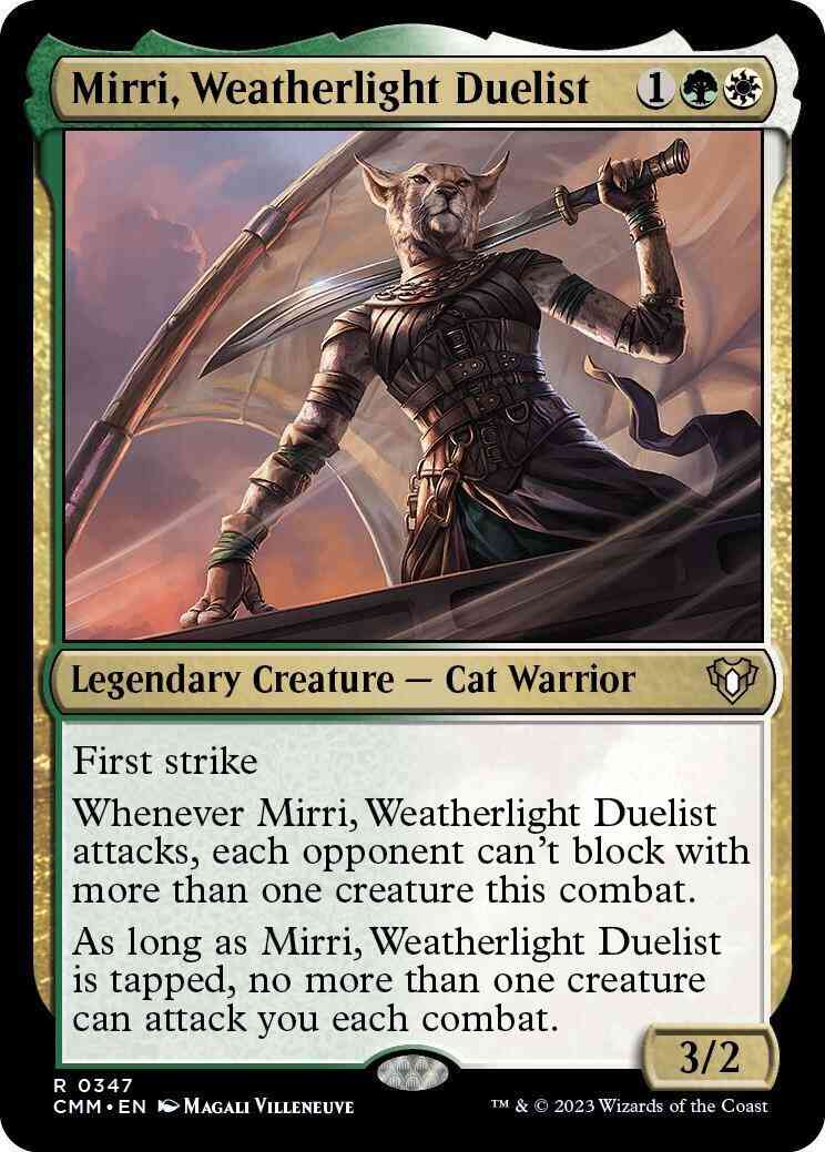 Mirri, Weatherlight Duelist [347] [Commander Masters] [Non-Foil]