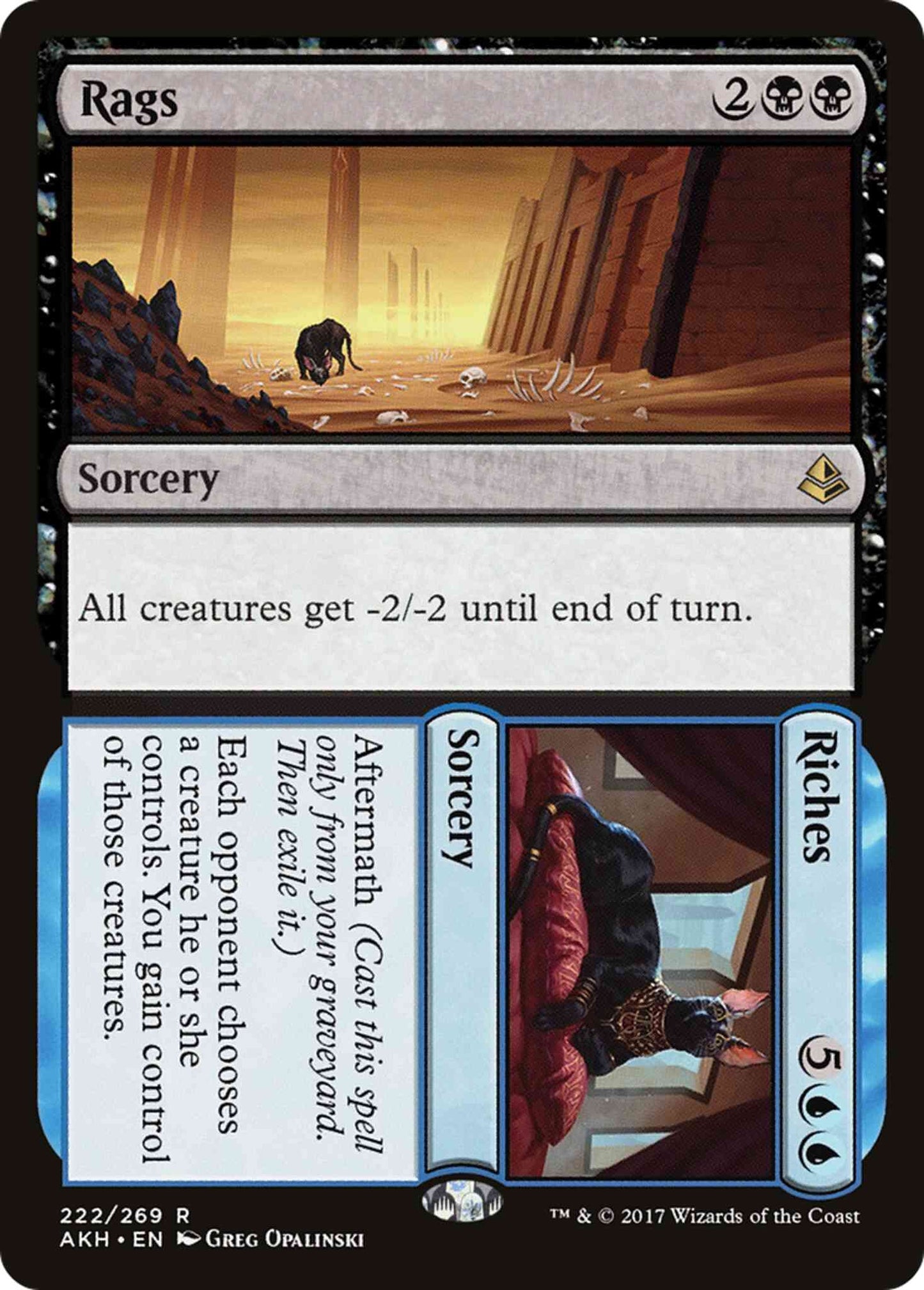 Rags // Riches [222] [Amonkhet] [Non-Foil]