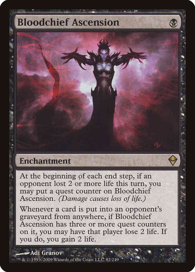 Bloodchief Ascension [82] [Zendikar] [Non-Foil]