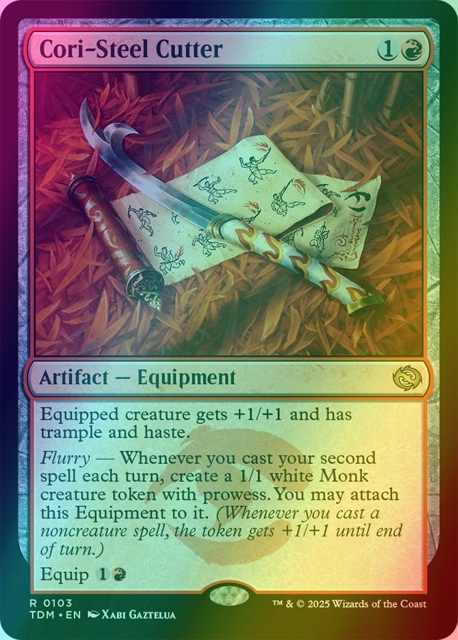 Cori-Steel Cutter [103] [Tarkir: Dragonstorm] [Foil]