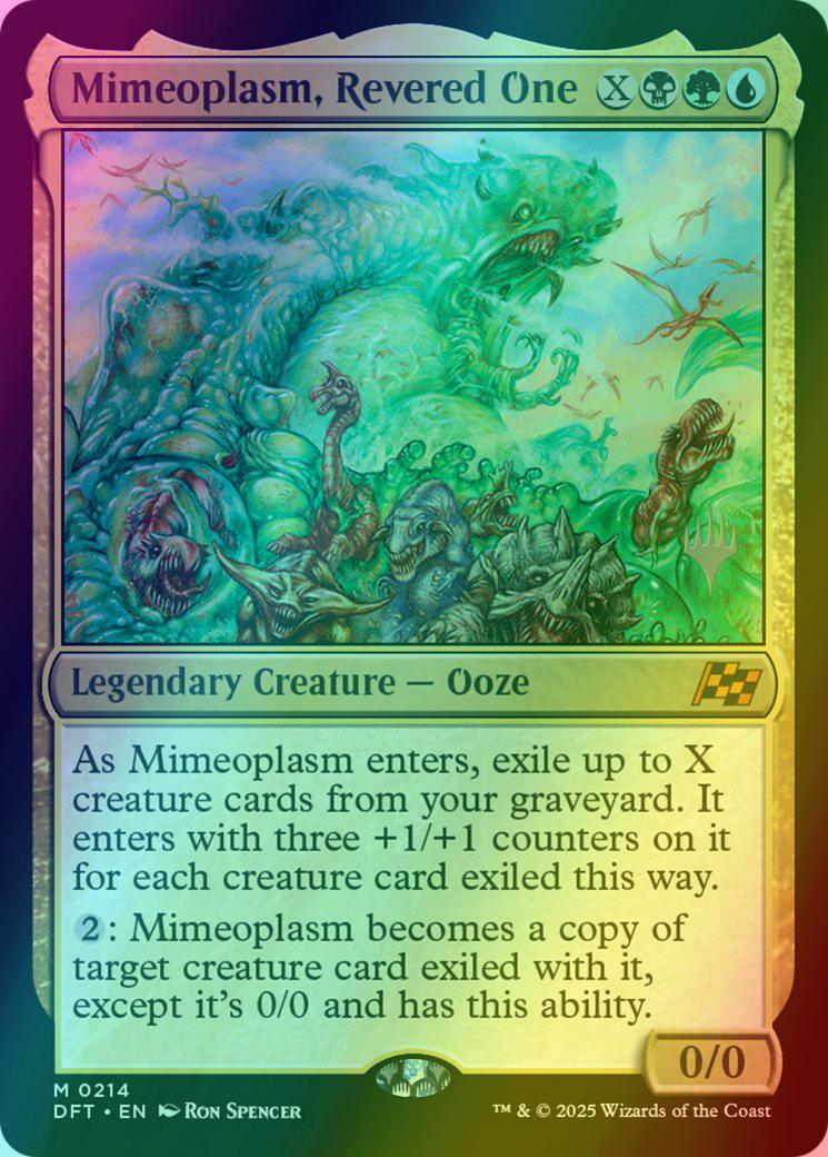 Mimeoplasm, Revered One [214p] [Promo Pack] [Aetherdrift: Promos] [Foil]