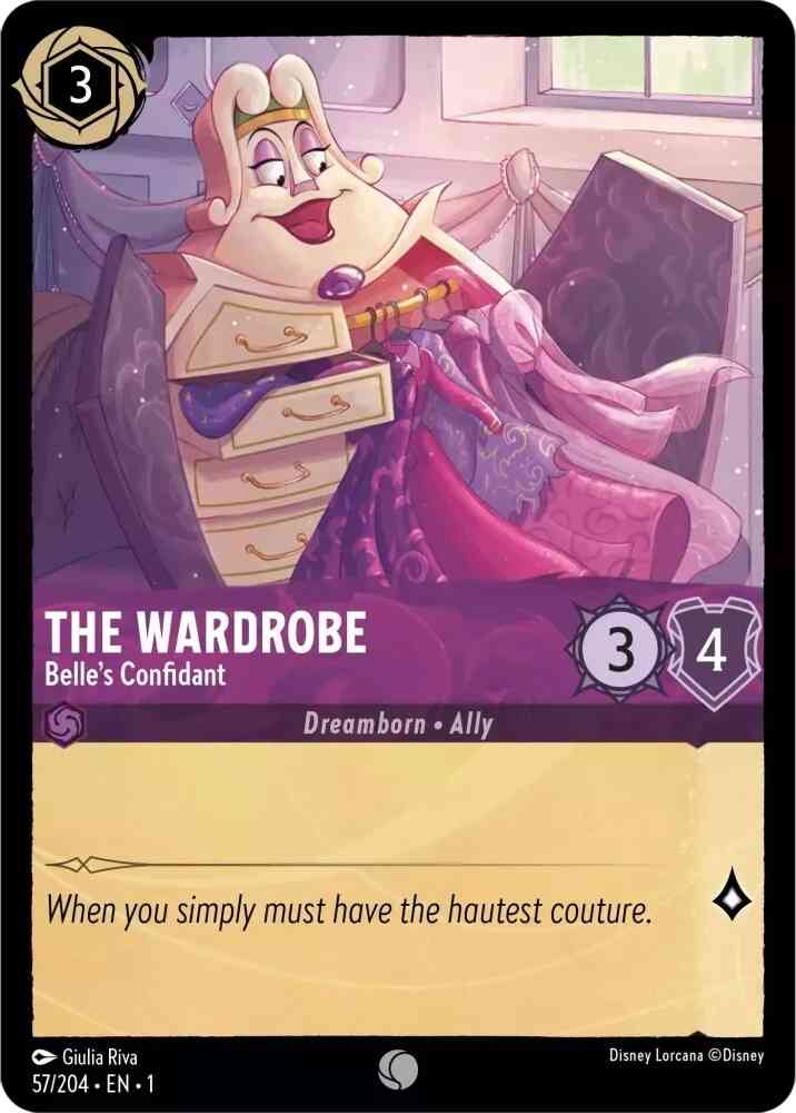 The Wardrobe - Belle's Confidant - 57/204 [The First Chapter] [Cold Foil]