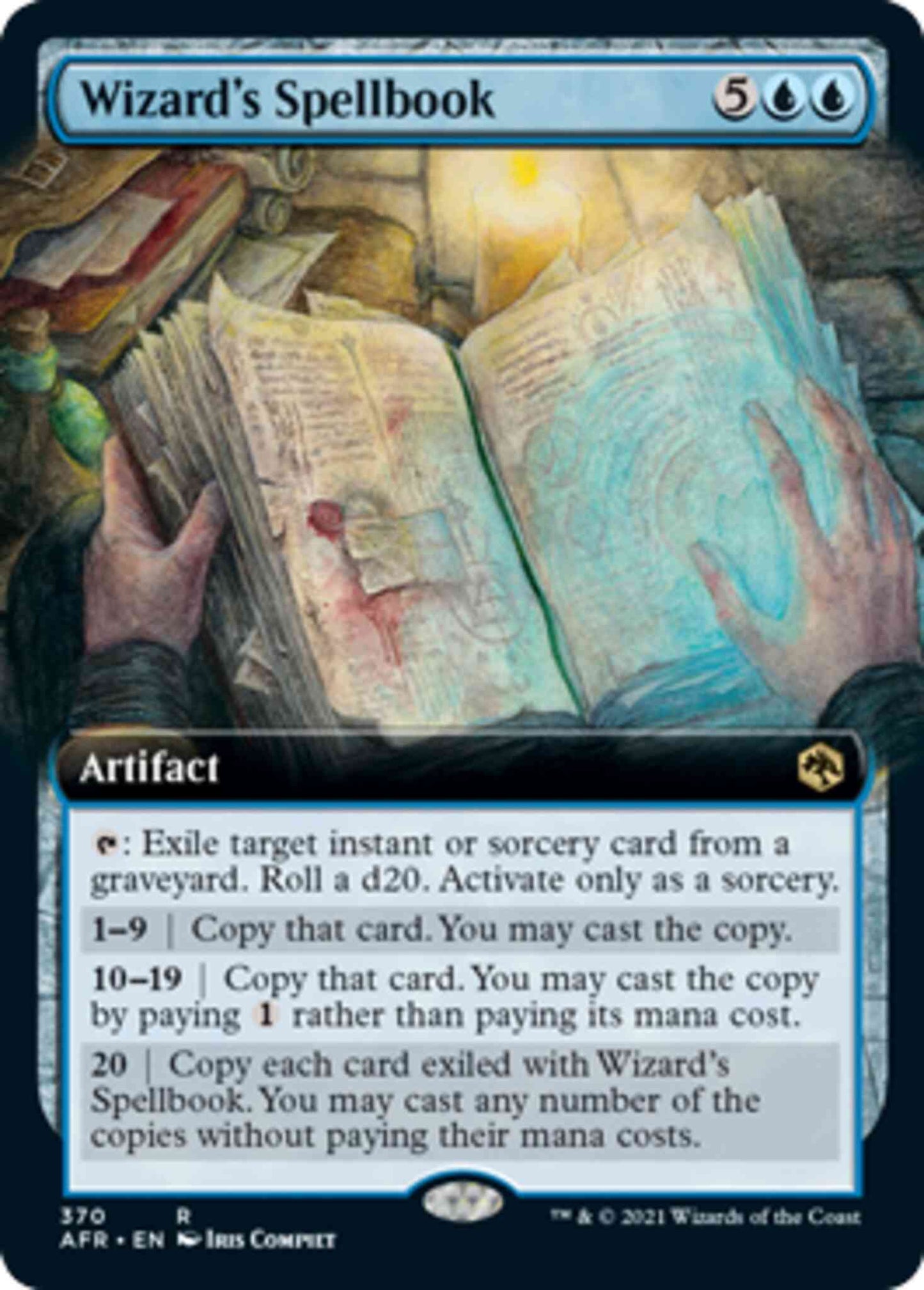 Wizard's Spellbook [370] [Extended Art] [Adventures in the Forgotten Realms] [Non-Foil]