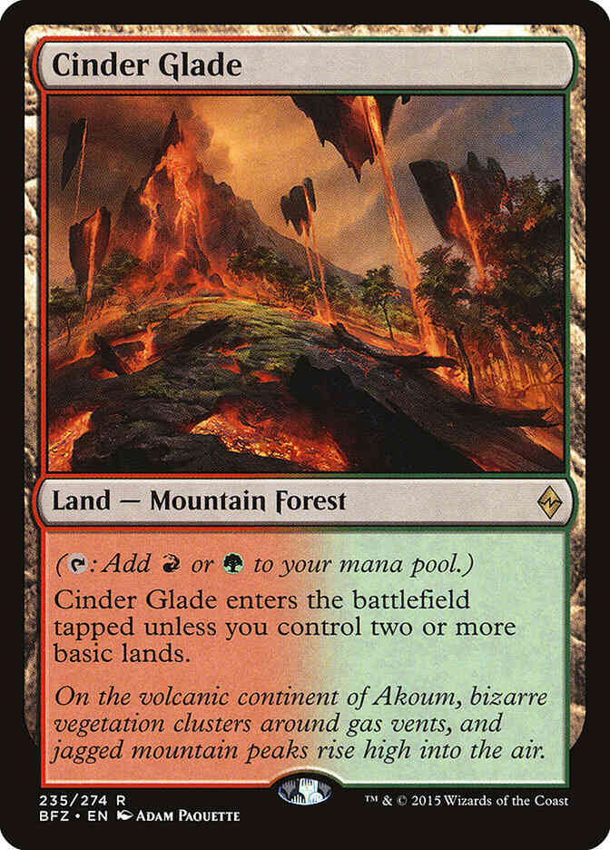 Cinder Glade [235] [Battle for Zendikar] [Non-Foil]