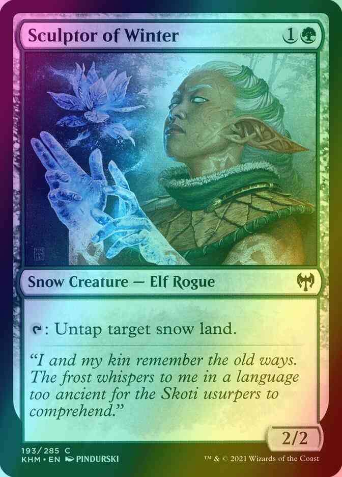 Sculptor of Winter [193] [Kaldheim] [Foil]