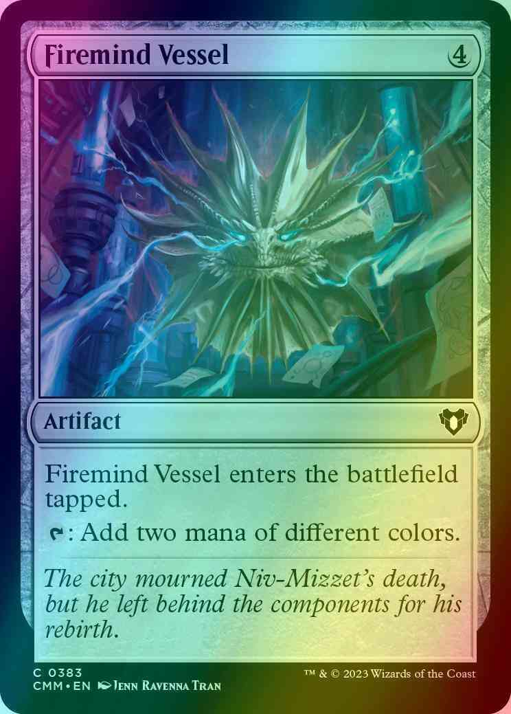 Firemind Vessel [383] [Commander Masters] [Foil]