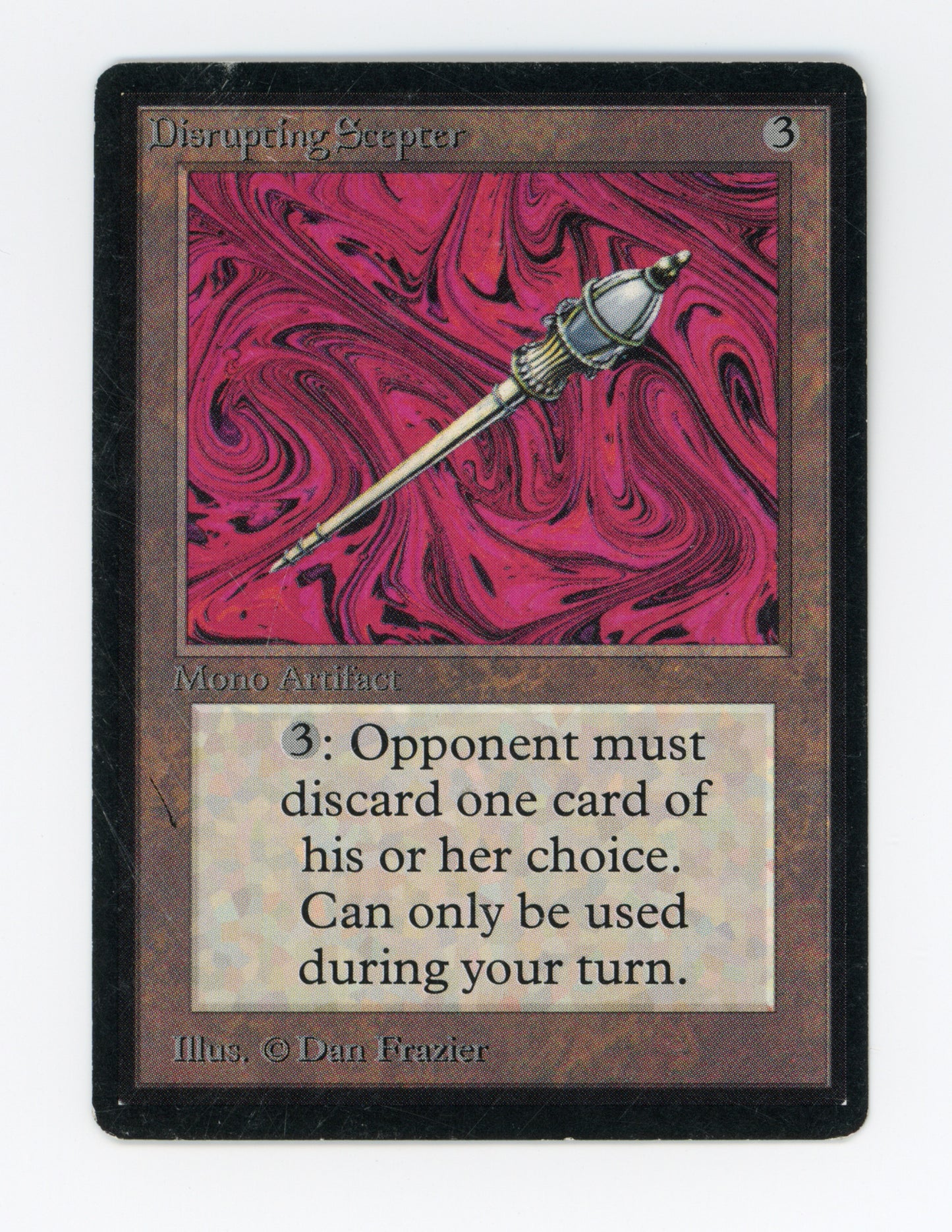 Disrupting Scepter — Damaged — ID 17778