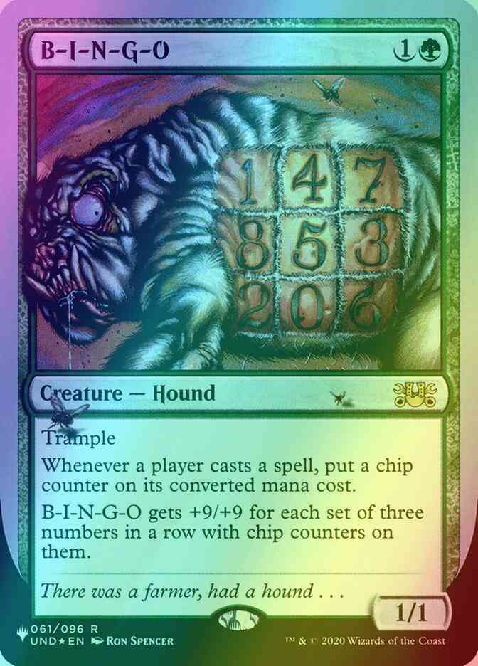 B-I-N-G-O [34] [UND Set Symbol] [The List: Unfinity Foil Edition] [Foil]