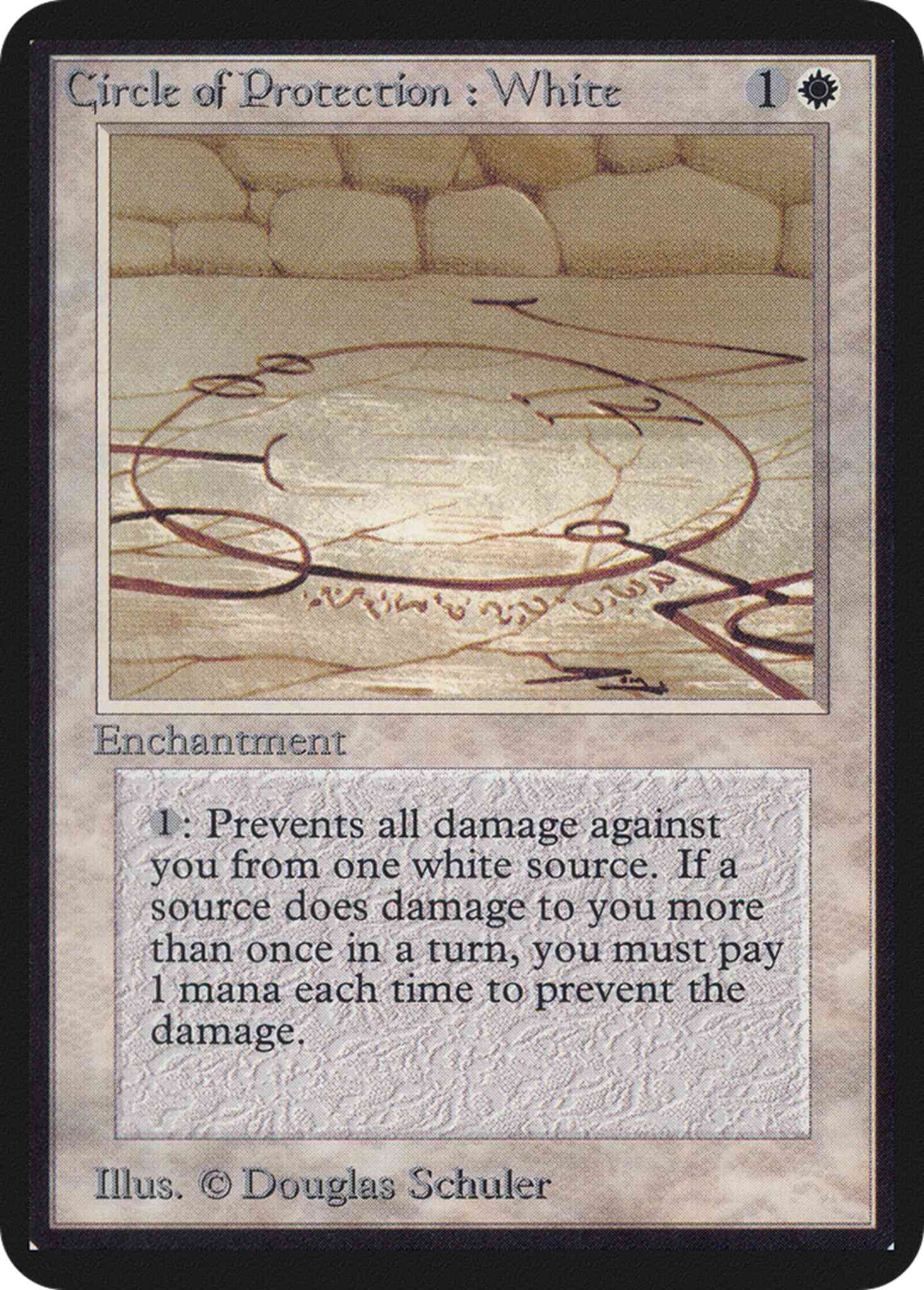 Circle of Protection: White [13] [Limited Edition Alpha] [Non-Foil]