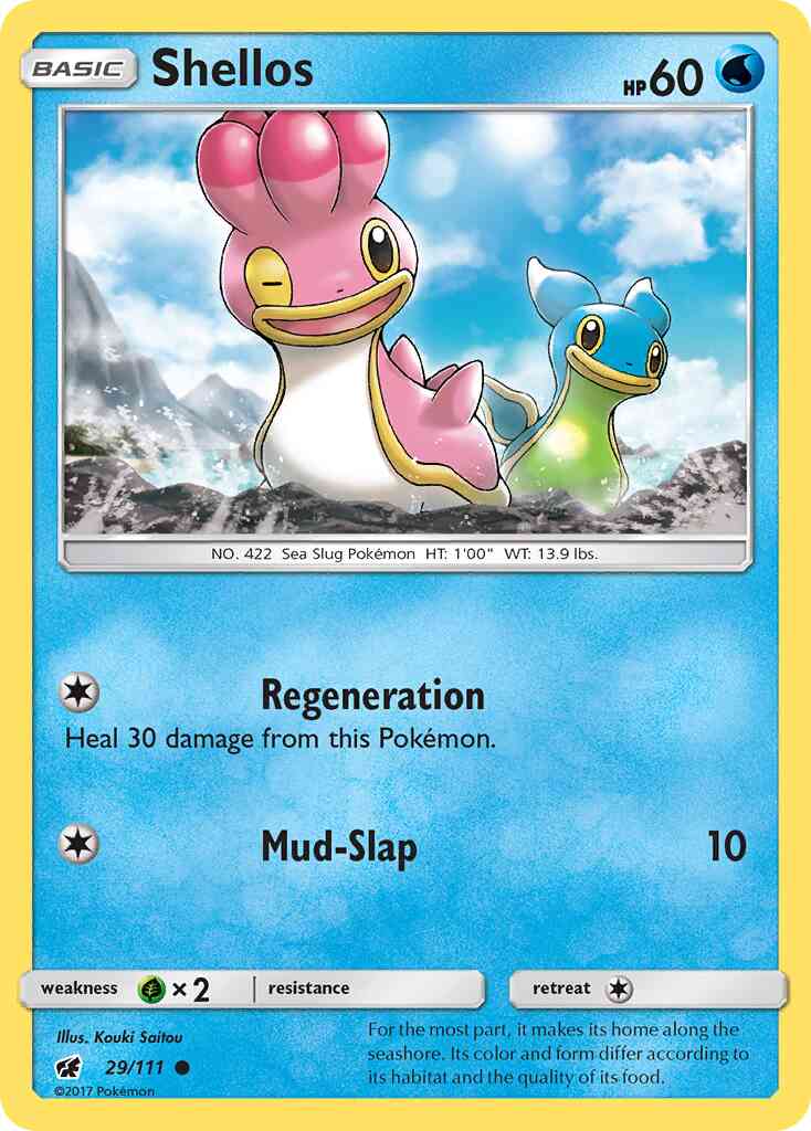 Shellos - 29/111 - Common [sm4-29] [Reverse Holo]