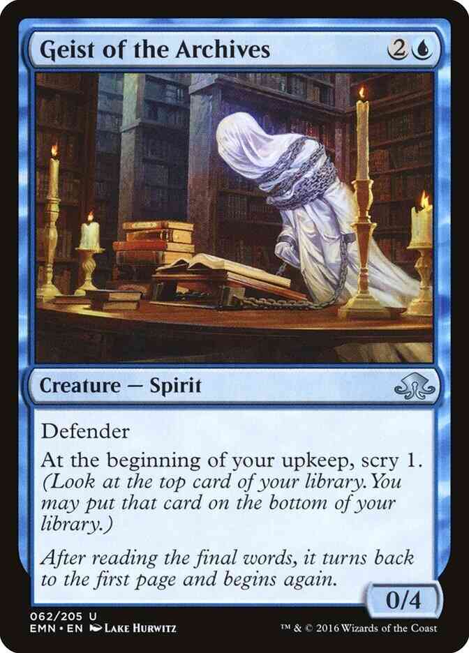Geist of the Archives [62] [Eldritch Moon] [Non-Foil]