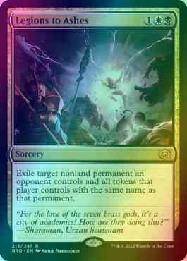 Legions to Ashes [215] [The Brothers' War] [Foil]