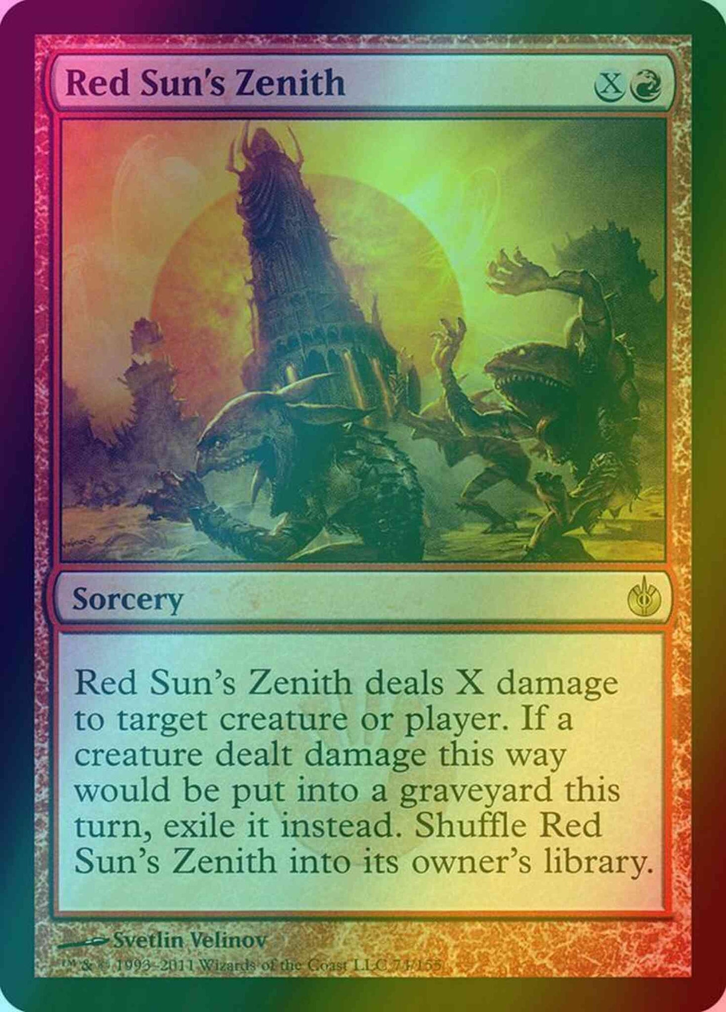 Red Sun's Zenith [74] [Mirrodin Besieged] [Foil]