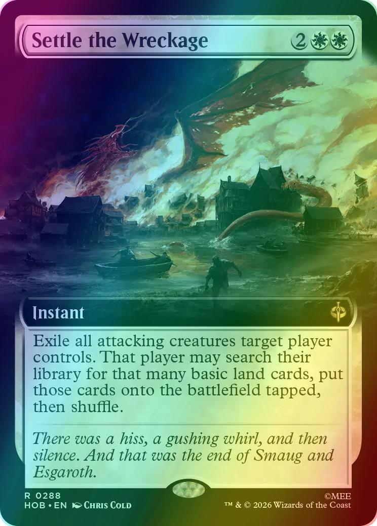 Settle the Wreckage [288] [Extended Art] [The Hobbit] [Foil]