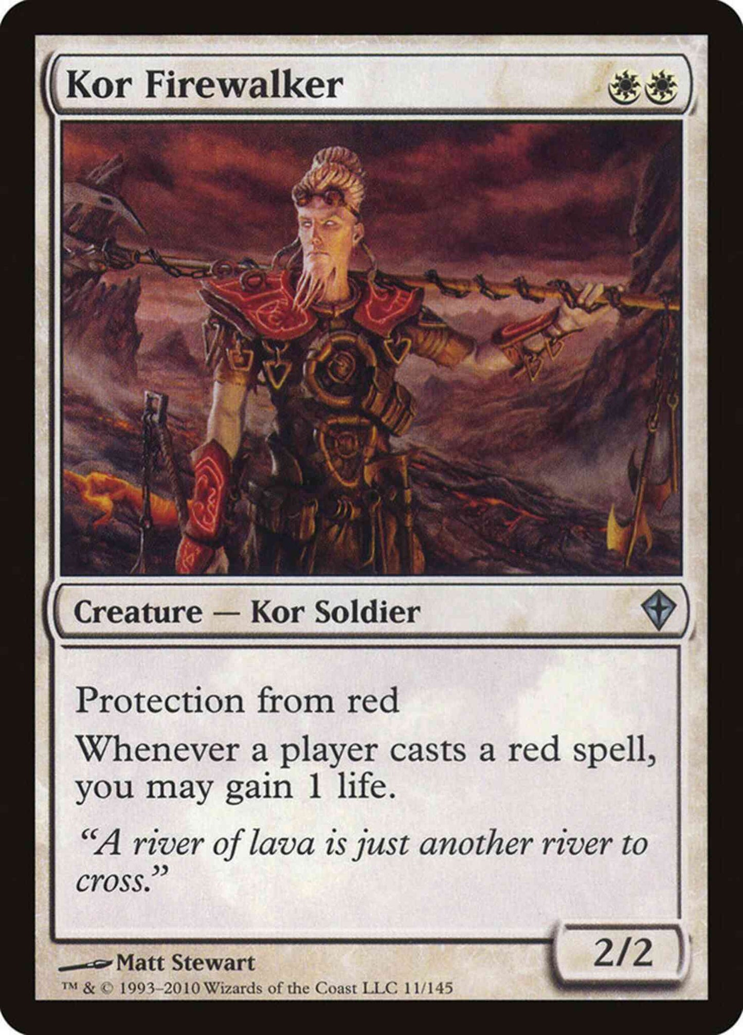 Kor Firewalker [11] [Worldwake] [Non-Foil]