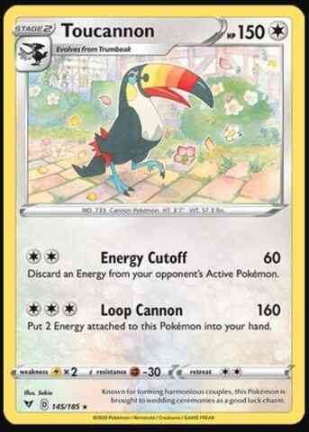 Toucannon - 145/185 - Rare [swsh4-145] [Non-Holo]