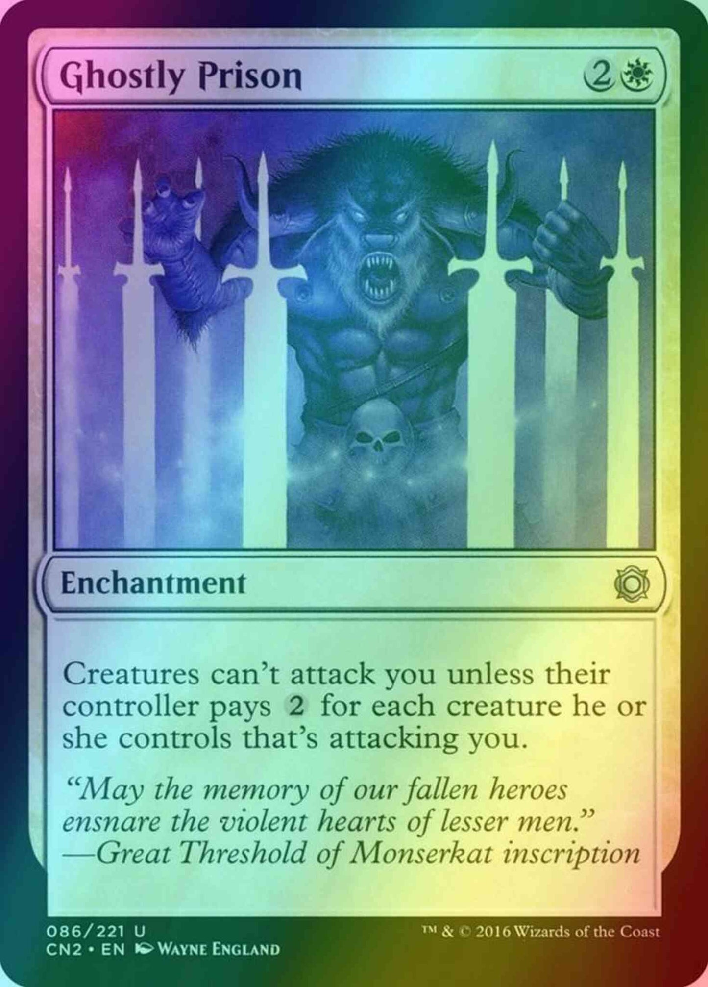 Ghostly Prison [86] [Conspiracy Take The Crown] [Foil]
