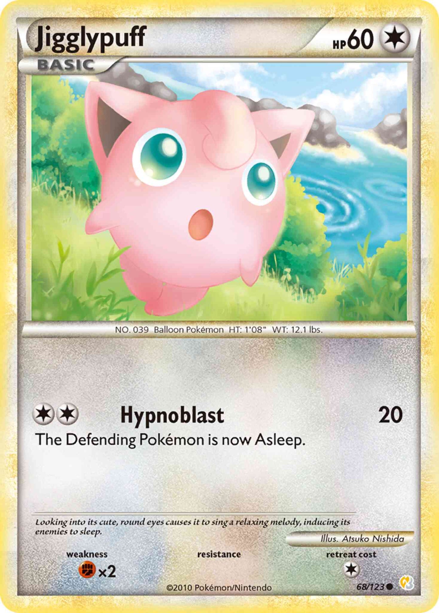 Jigglypuff - 68/123 - Common [hgss1-68] [Reverse Holo]