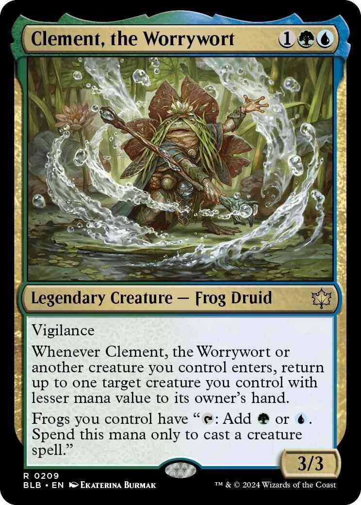 Clement, the Worrywort [209] [Bloomburrow] [Foil]