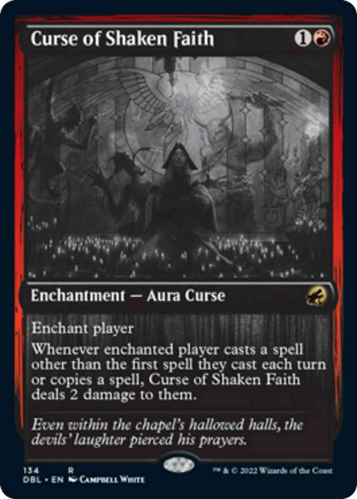 Curse of Shaken Faith [134] [Innistrad: Double Feature] [Non-Foil]