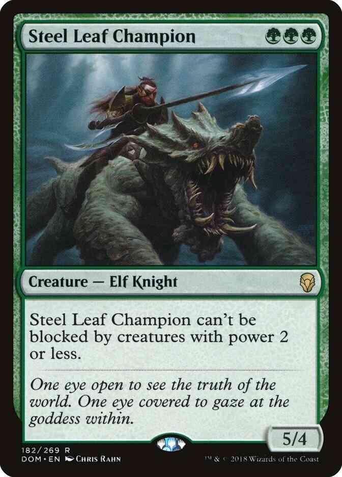 Steel Leaf Champion [182] [Dominaria] [Non-Foil]