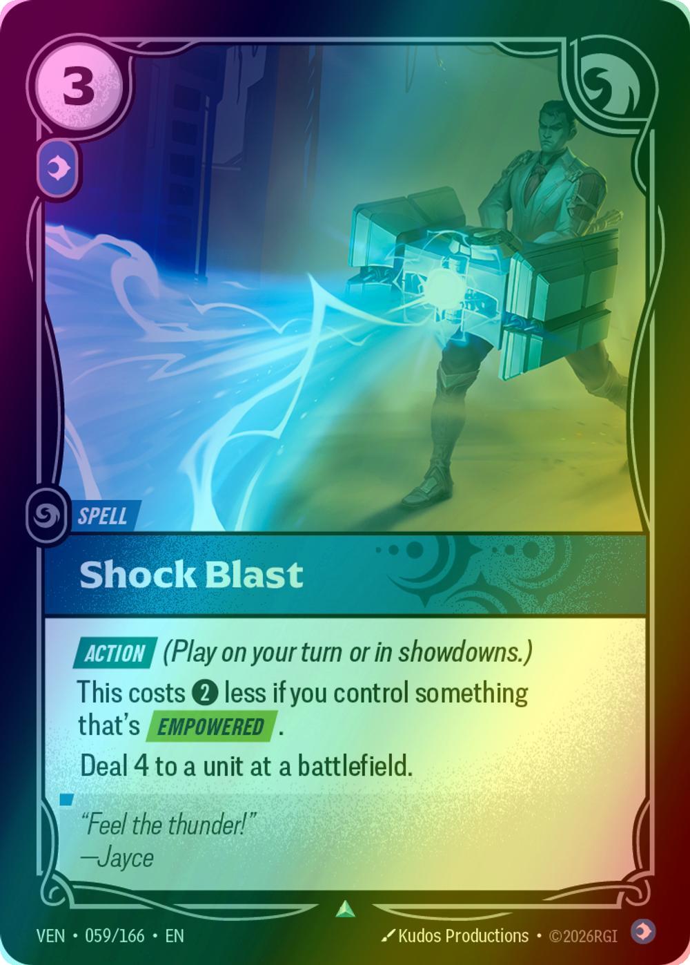 Shock Blast - 059/166 [Vendetta] [Foil]