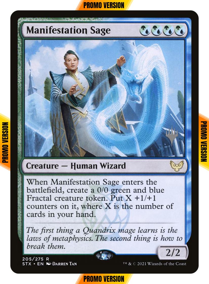 Manifestation Sage [Promo Pack] [205p] [Strixhaven: School of Mages Promos] [Non-Foil]
