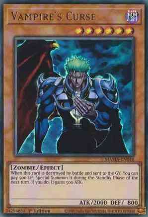 Vampire's Curse - MAMA-EN048 - Ultra Rare - 1st Edition
