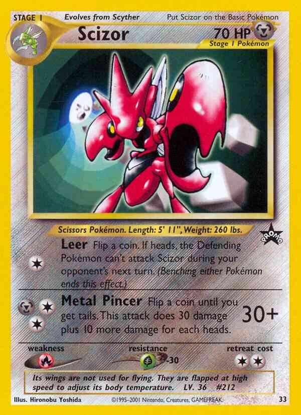 Scizor - 33/53 - Promo [basep-33] [Non-Holo]