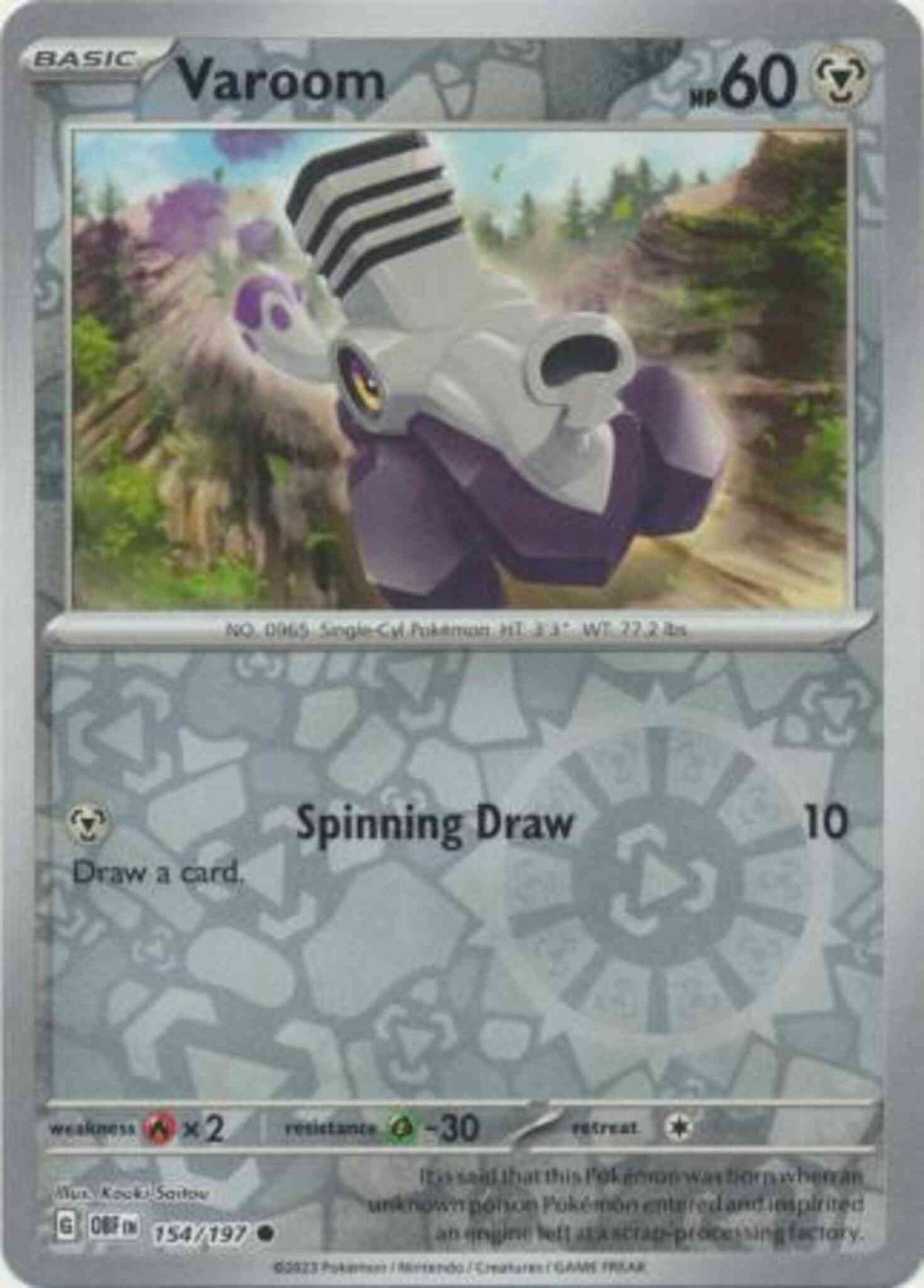 Varoom - 154/197 - Common [sv03-154] [Reverse Holo]