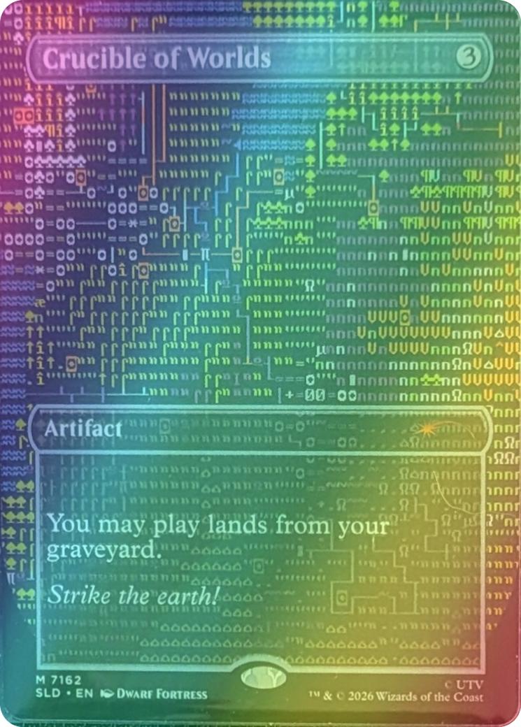 Crucible of Worlds [7162] [Borderless] [Dwarf Fortress] [Secret Lair Drop] [Foil]