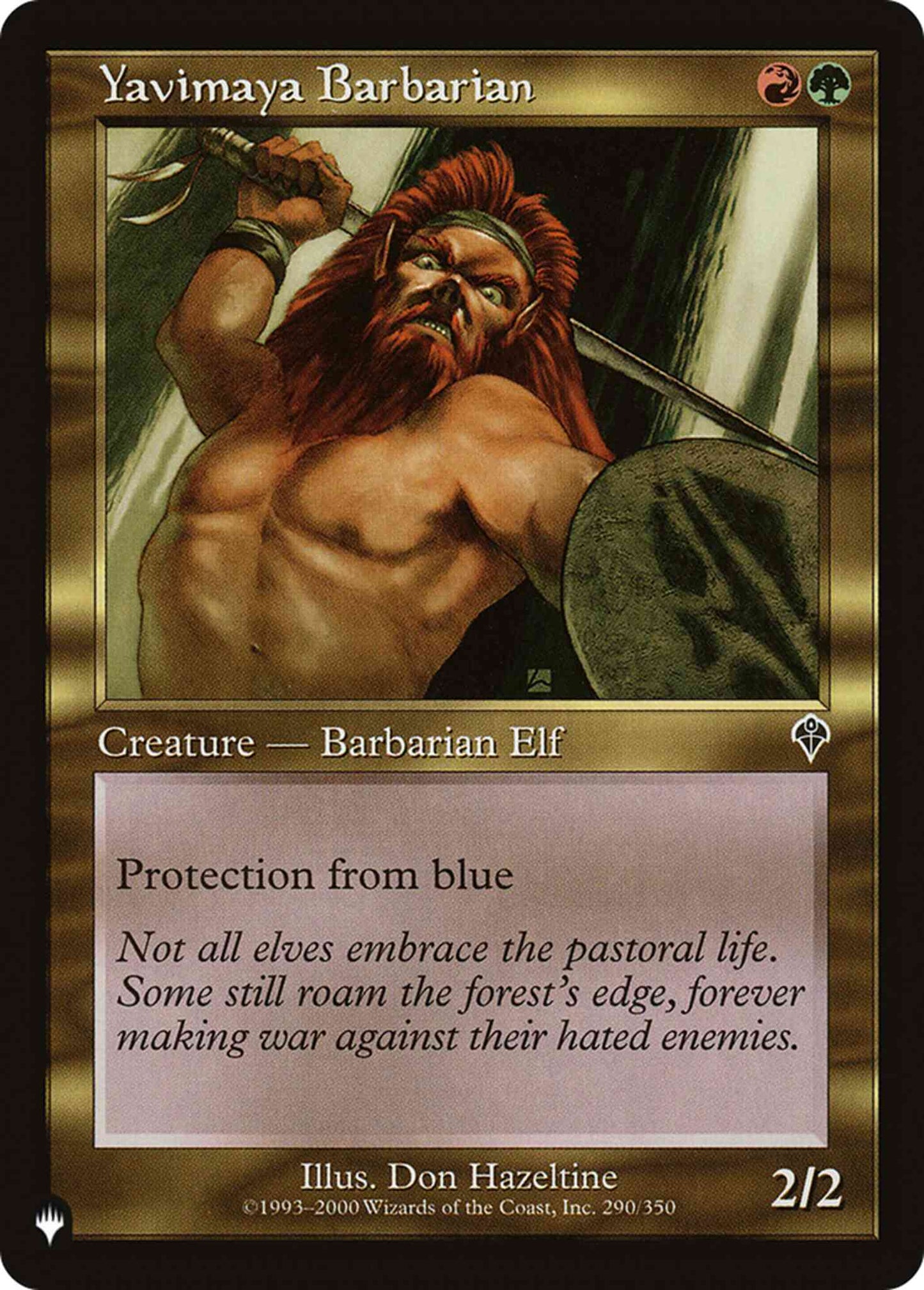 Yavimaya Barbarian [INV-290] [The List] [Non-Foil]