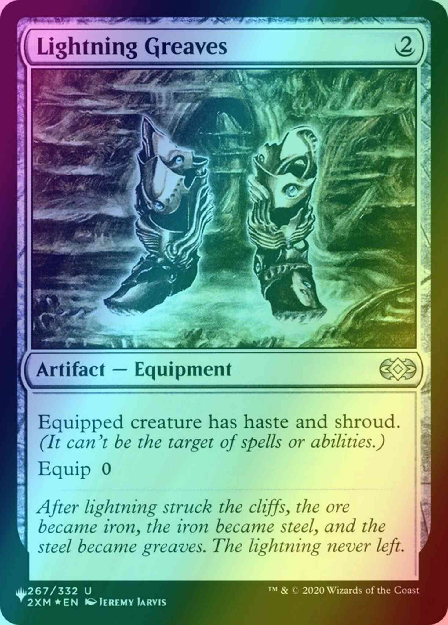 Lightning Greaves [2XM-267] [The List] [Foil] – Face to Face Games