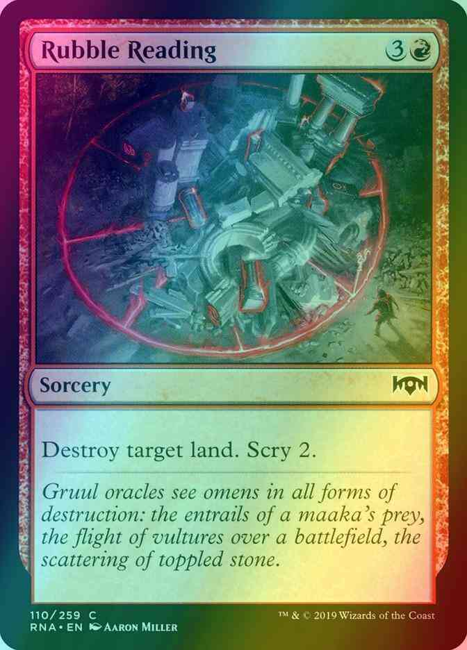 Rubble Reading [110] [Ravnica Allegiance] [Foil]